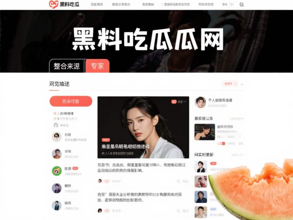 揭秘黑料吃瓜网：深挖娱乐圈背后真相